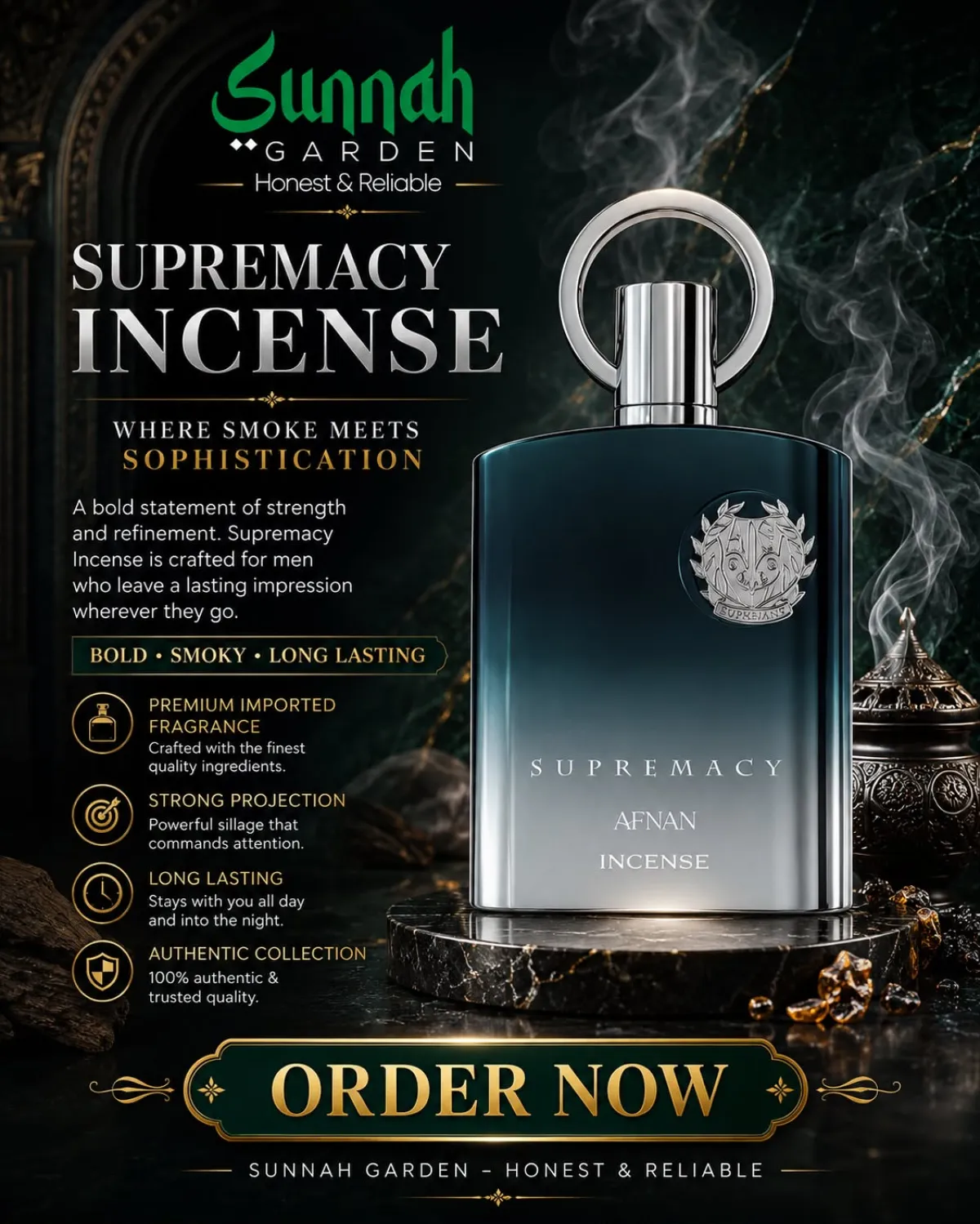 Supremacy Incense Afnan for men 100ml - Image 1
