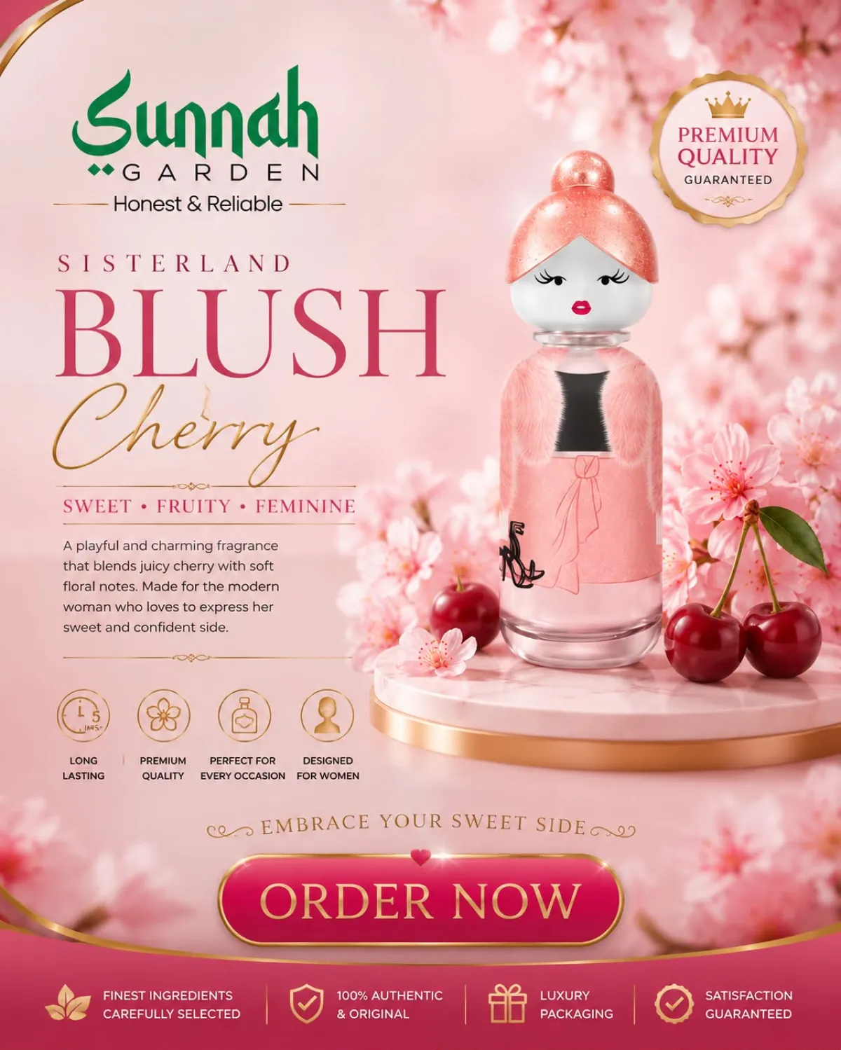 Sisterland Blush Cherry Benetton for women 80ml - Image 1