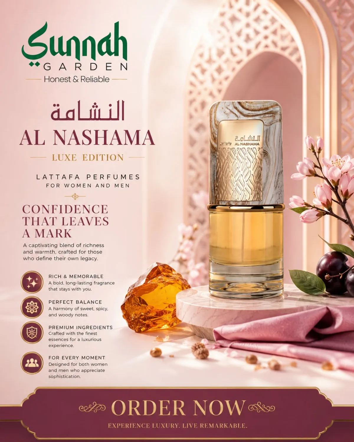 Al Nashama Lattafa Perfumes for women and men - Image 1