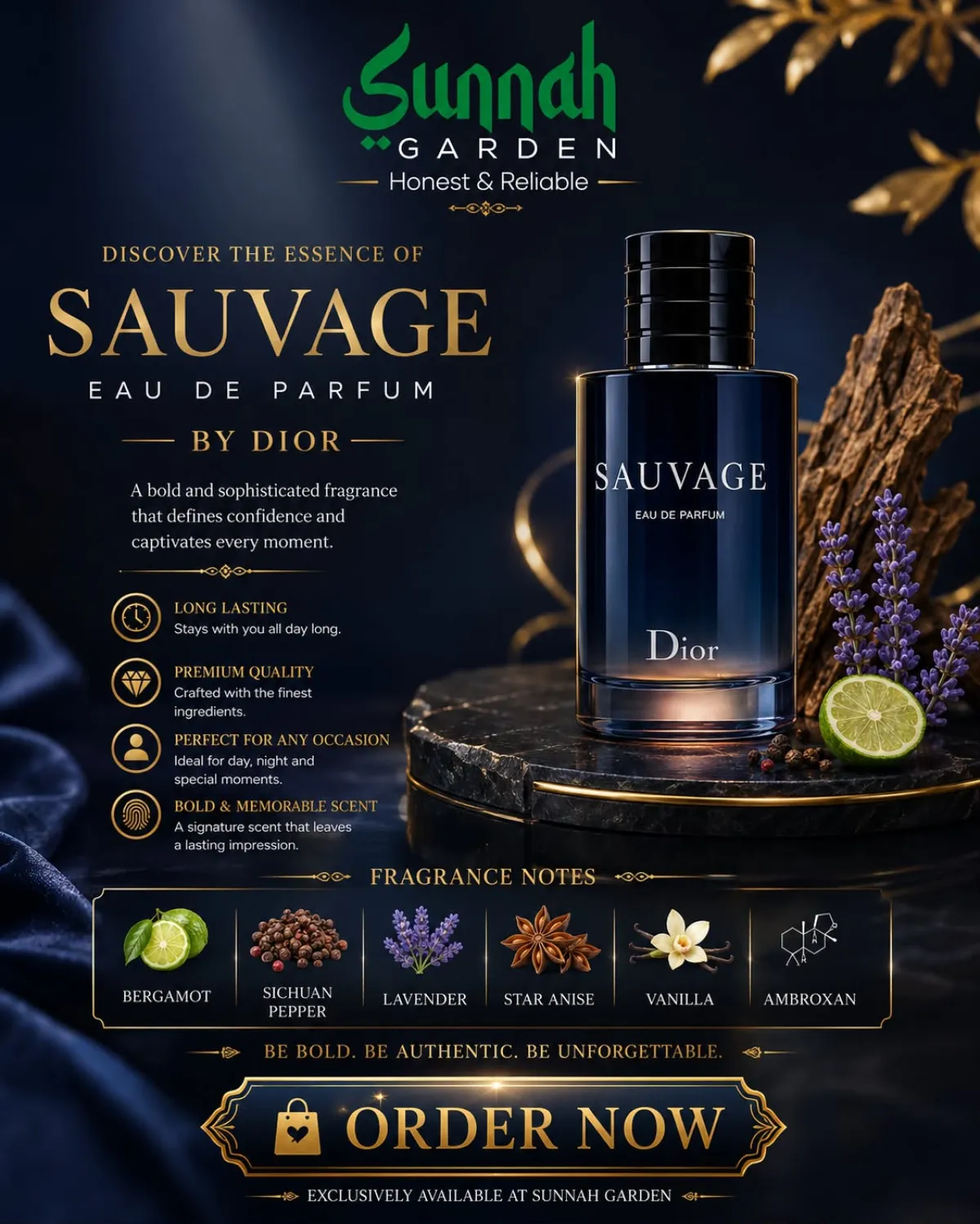 Sauvage Eau de Parfum Dior for men 100ml - Image 1