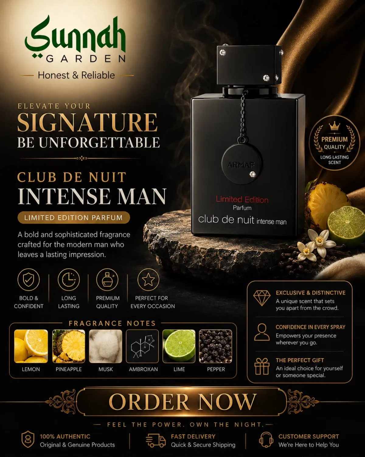 Club de Nuit Intense Man Limited Edition Parfum Armaf for men 105ml - Image 1