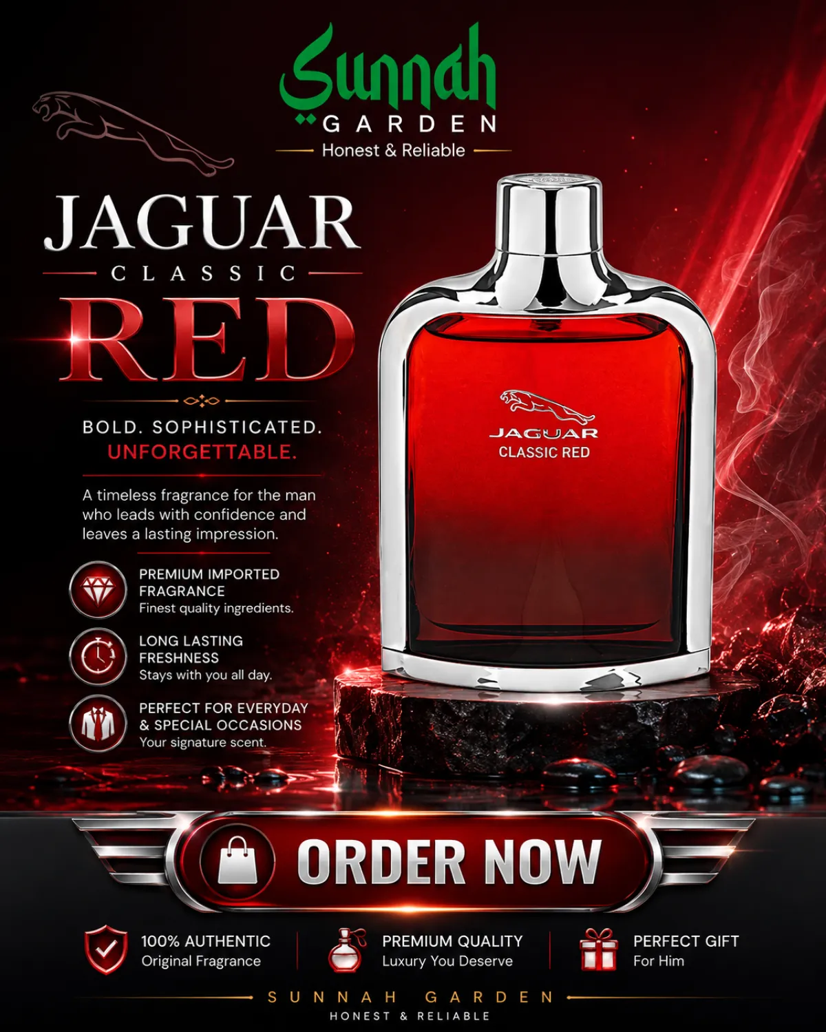 Jaguar Classic Red Jaguar for men 100ml - Image 1