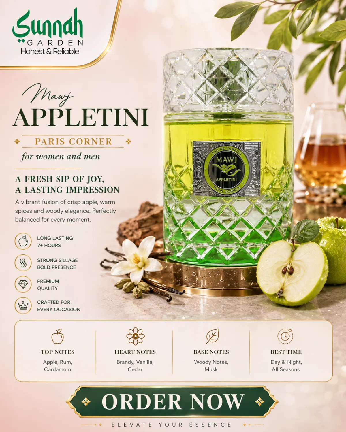 PARIS CORNER MAWJ appletini 100ml EDP - Image 1