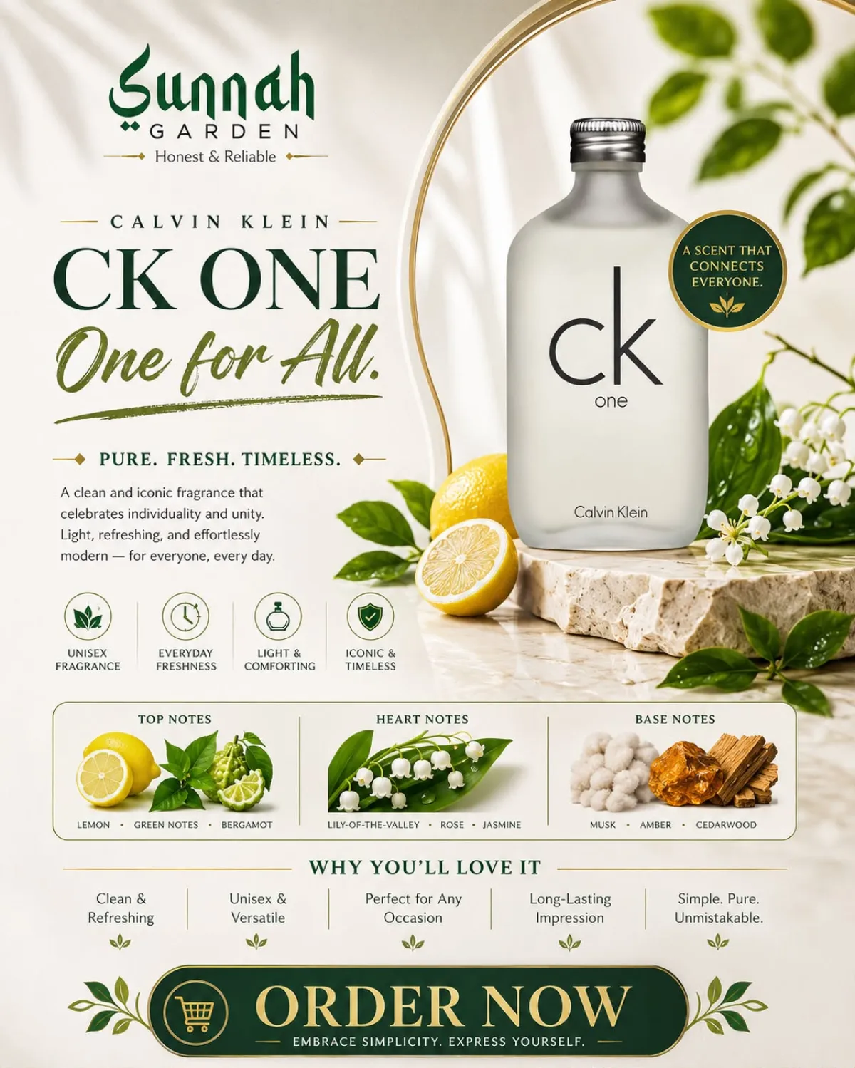 CK One Calvin Klein for women and men - Image 1