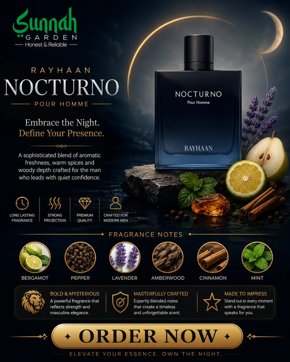 Nocturno Rayhaan for men 100ml - Image 1