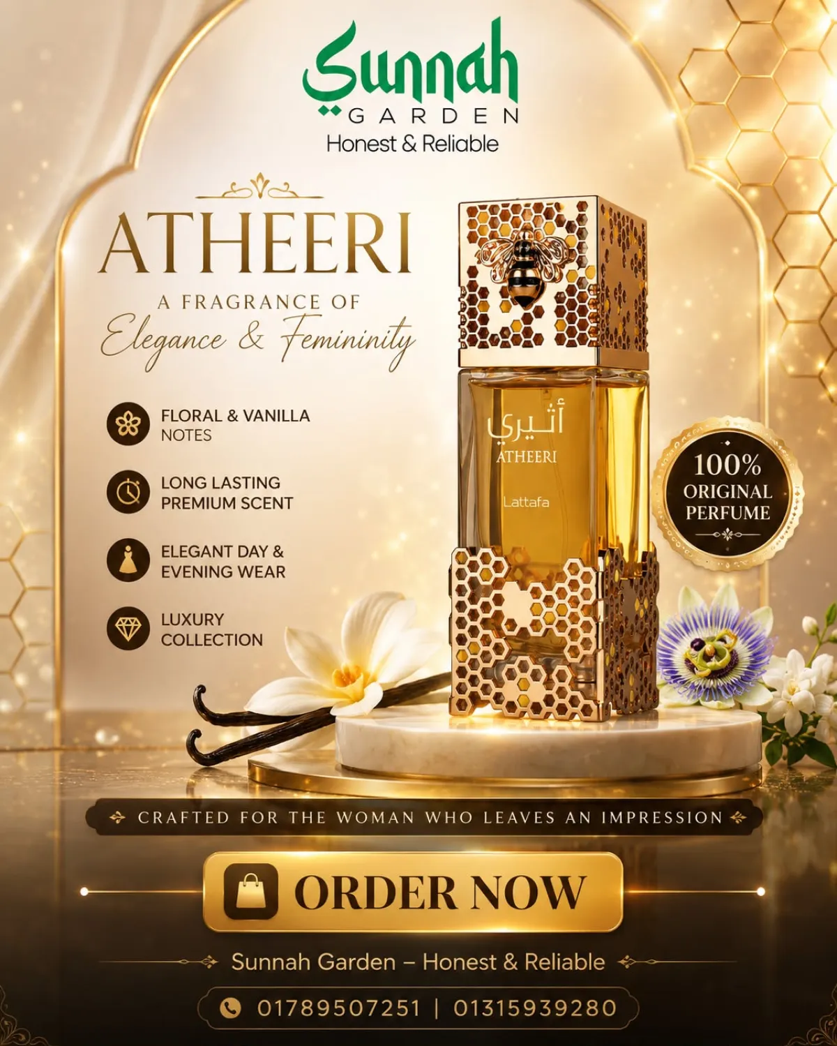 Atheeri Lattafa Perfumes for women 100ml - Image 1