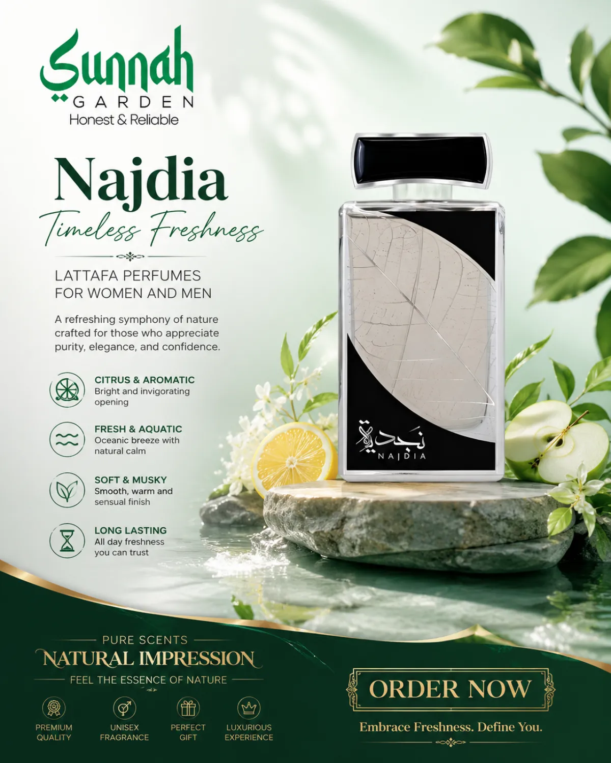 Najdia Lattafa Perfumes for women and men - Image 1