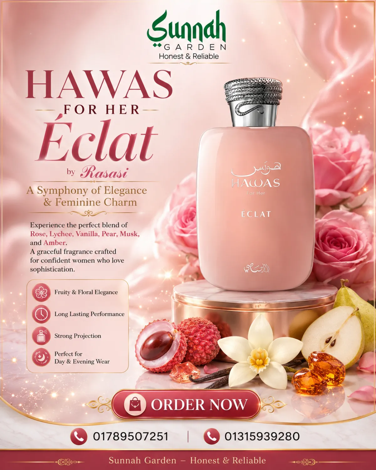 Hawas For Her Éclat Rasasi for women 100ml - Image 1