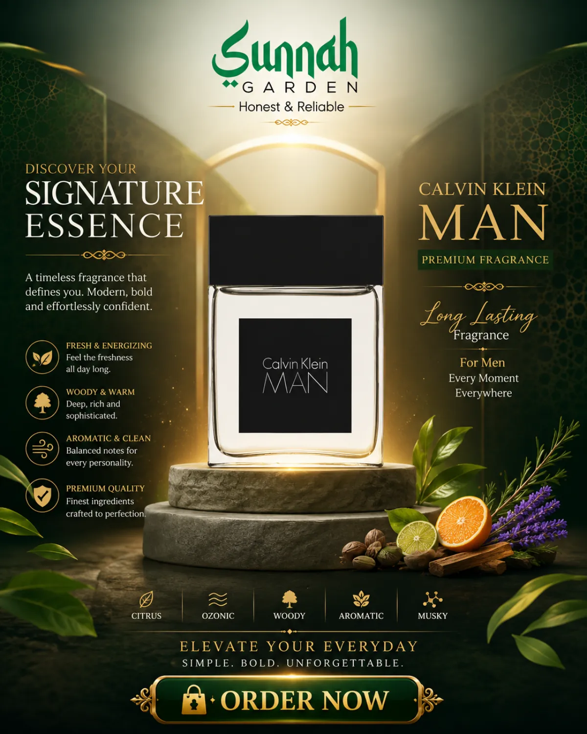 Man Calvin Klein for men 100ml - Image 1