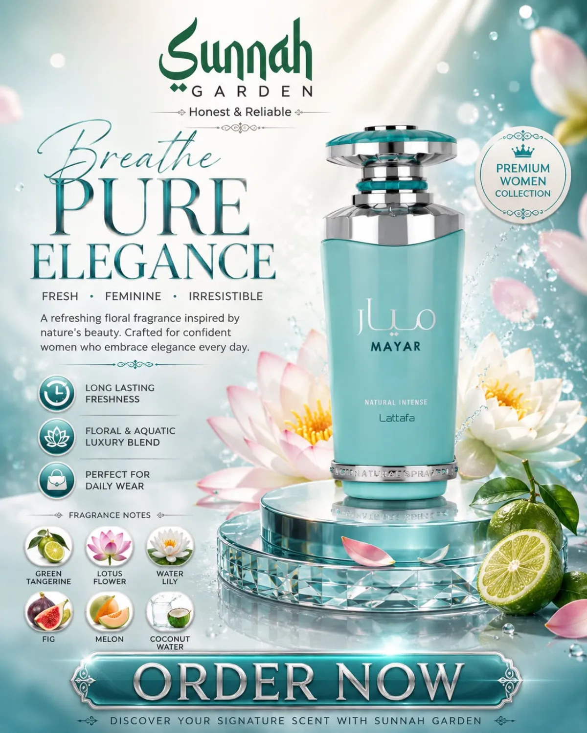 Mayar Natural Intense Lattafa Perfumes for women 100ml - Image 1