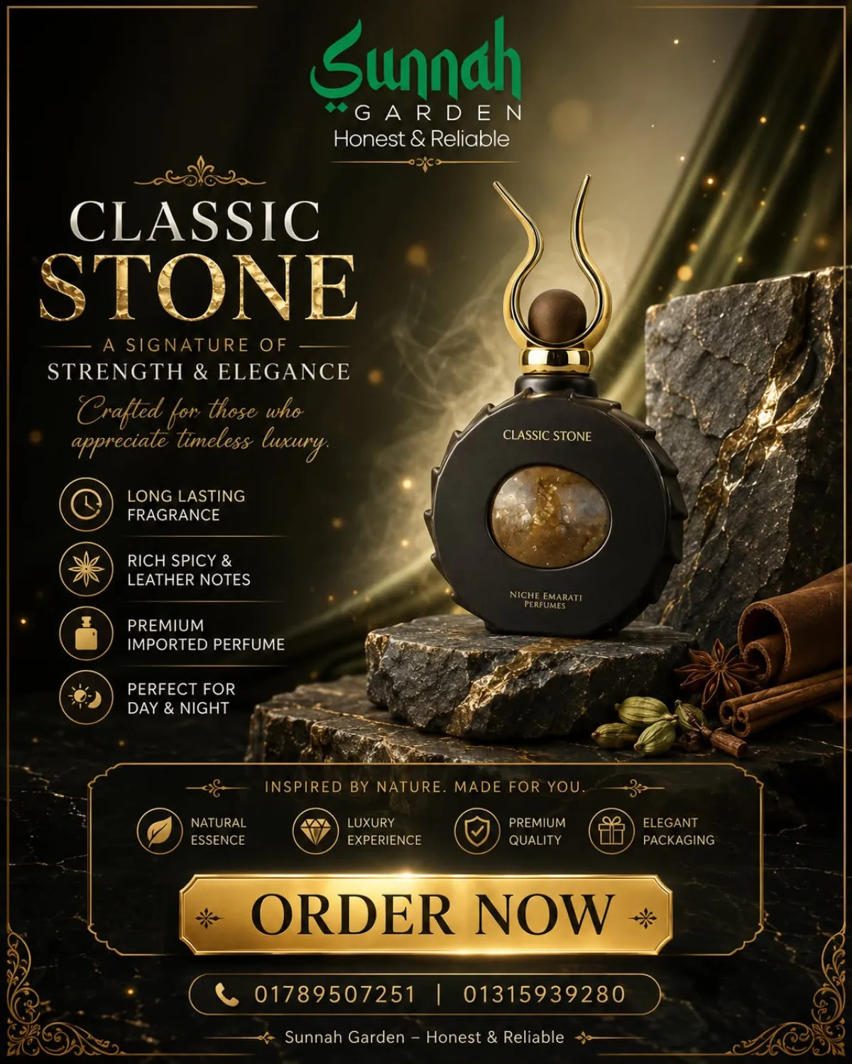 Classic Stone Lattafa Perfumes for women and men 100ml - Image 1