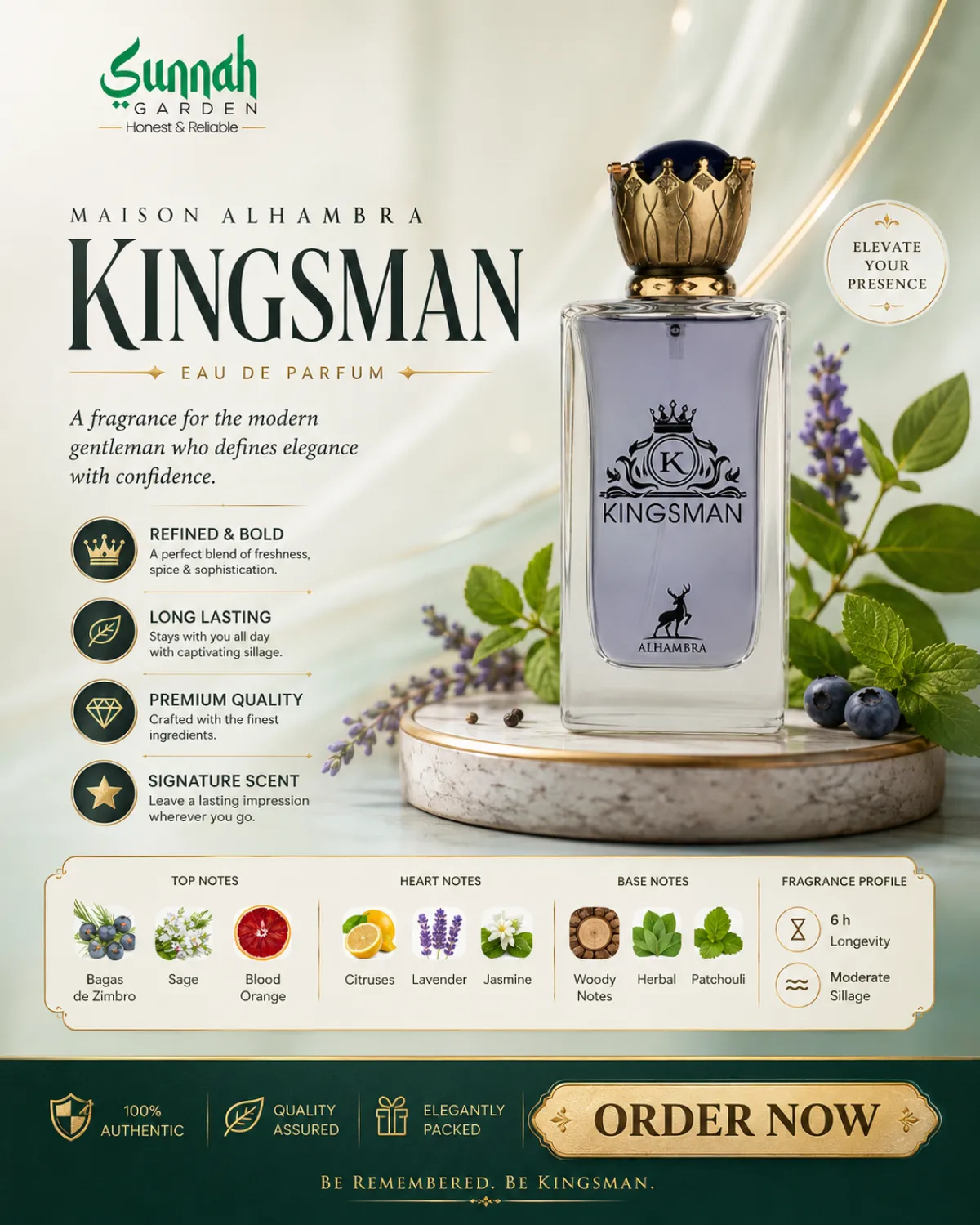 Kingsman Maison Alhambra for men 100ml - Image 1
