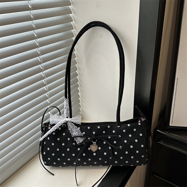 Polka shoulder bag