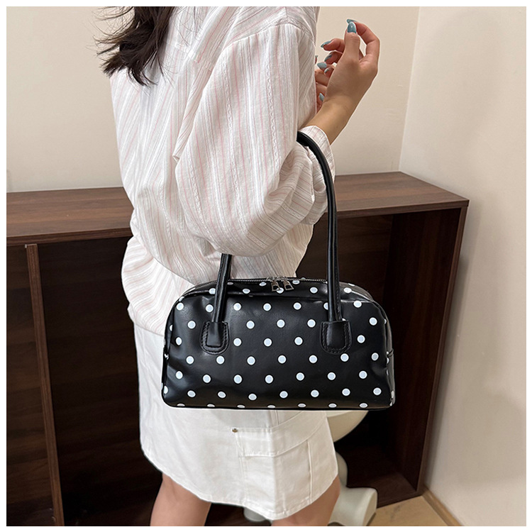Polka dot shoulder bag_img_5