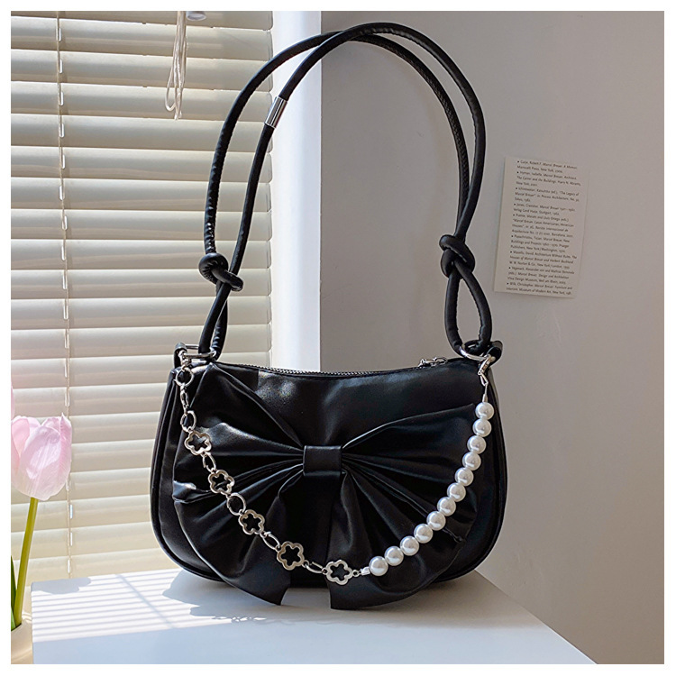Pearl big bow bag