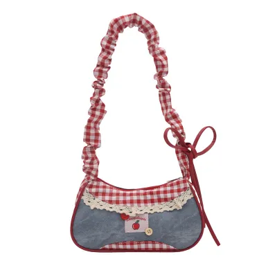 Denim red pookie bag_img_2