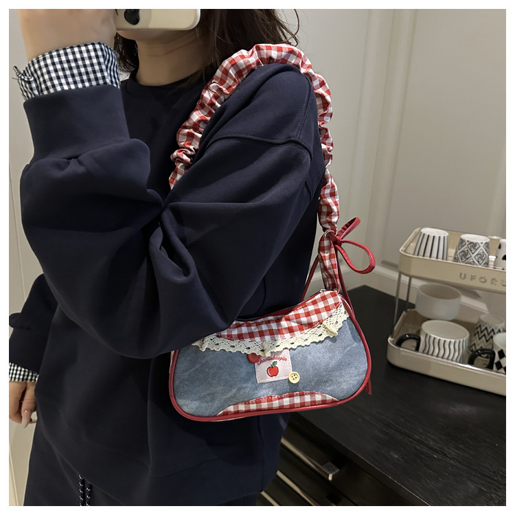 Denim red pookie bag_img_5