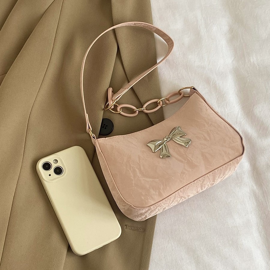 Butterfly valvet shoulder bag_img_2