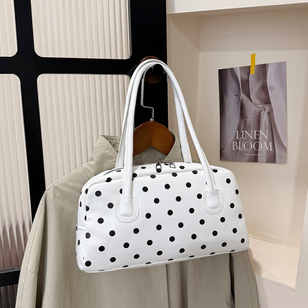 Polka dot shoulder bag_img_7