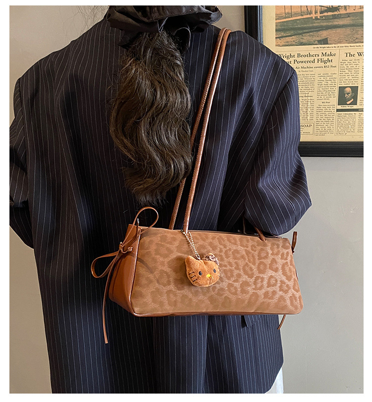 Leopard print shoulder bag_img_0