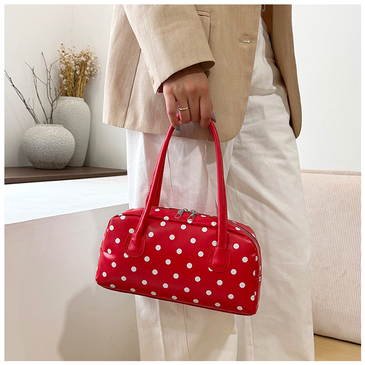 Polka dot shoulder bag_img_6