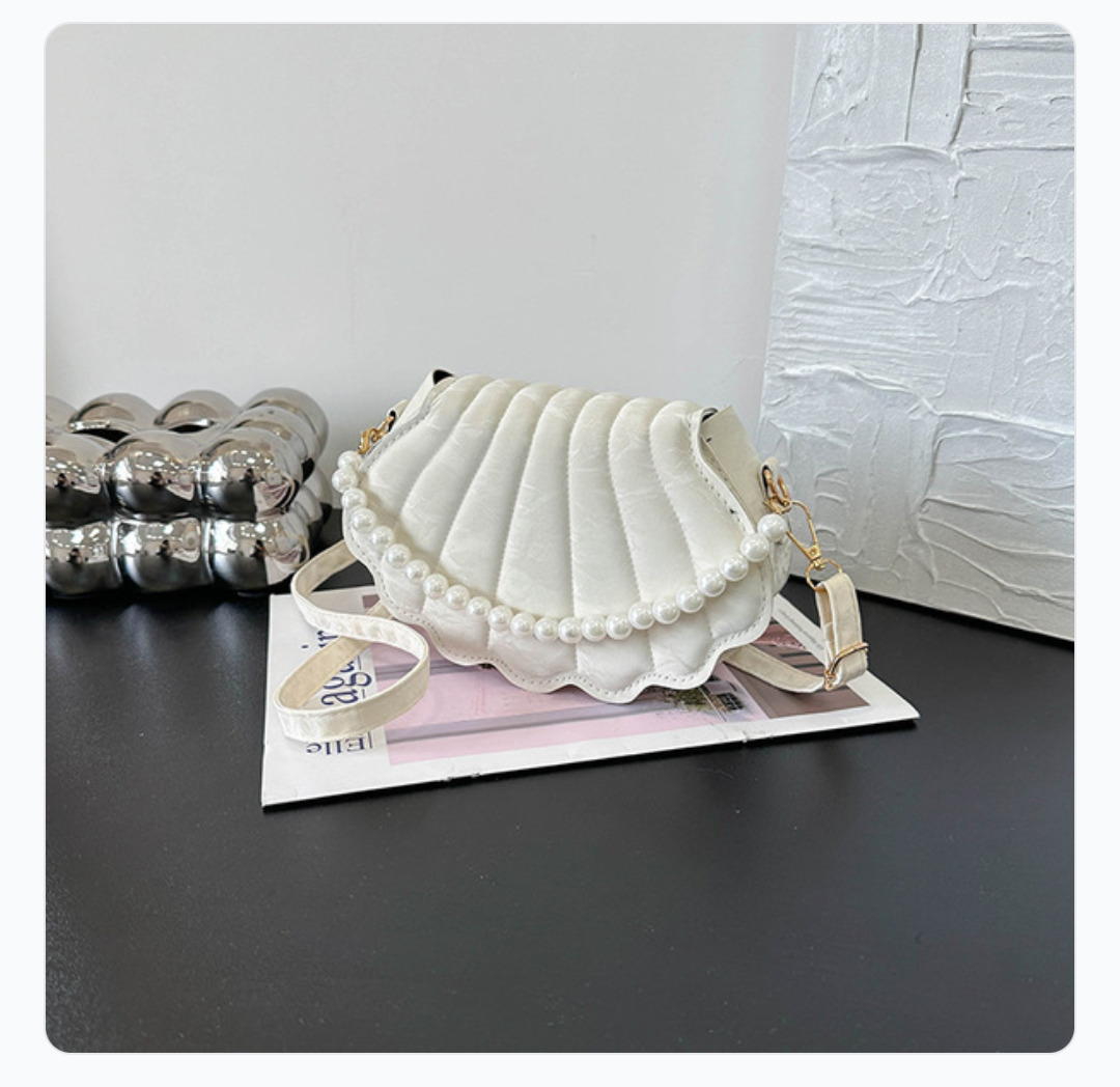 Sea shell bag velvet look_img_3