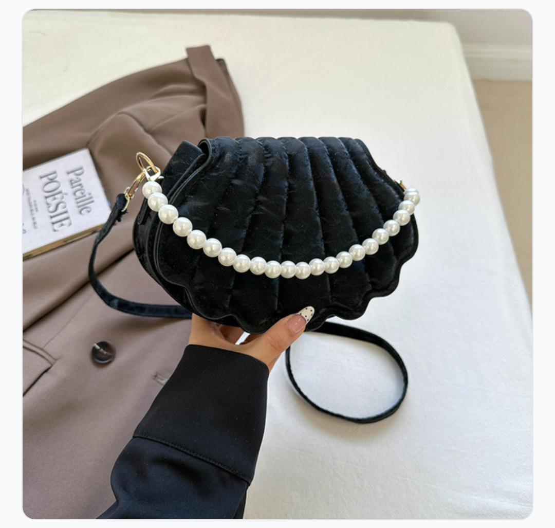 Sea shell bag velvet look_img_0