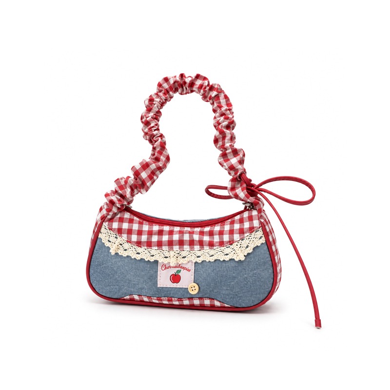 Denim red pookie bag_img_0