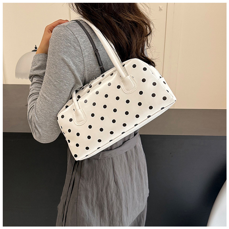 Polka dot shoulder bag_img_4