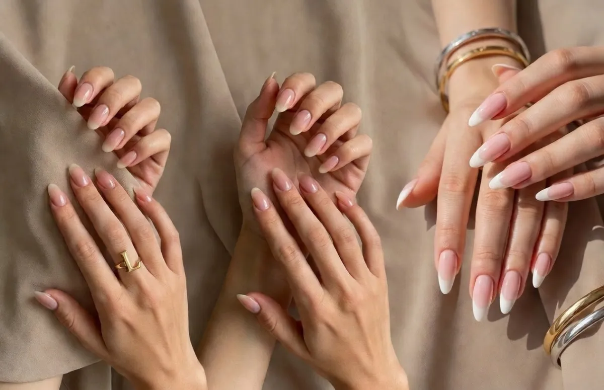 Nail care ব্যাবহার করে পান প্রানবন্ত হাত