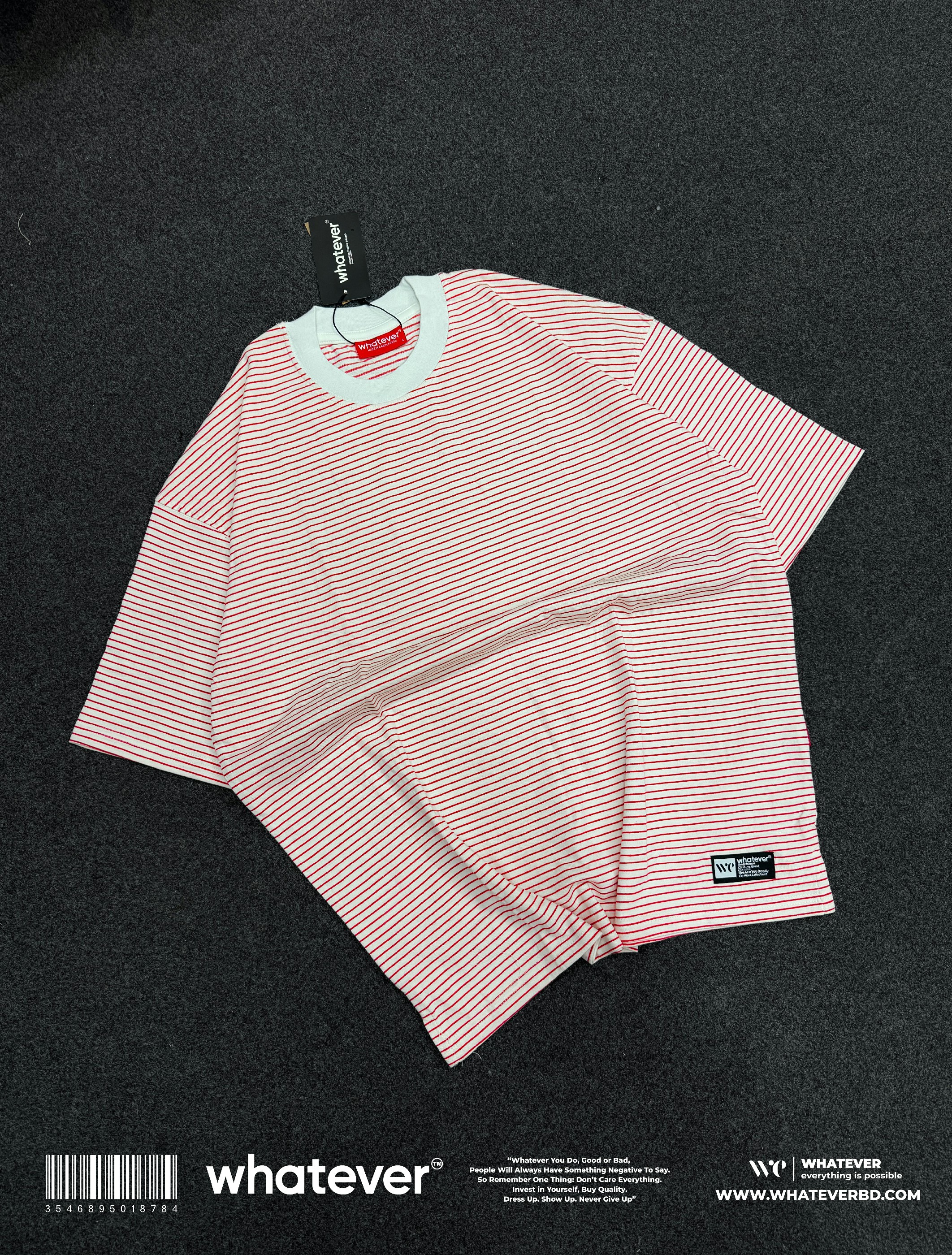 Zebra Stripe ( RED-White )