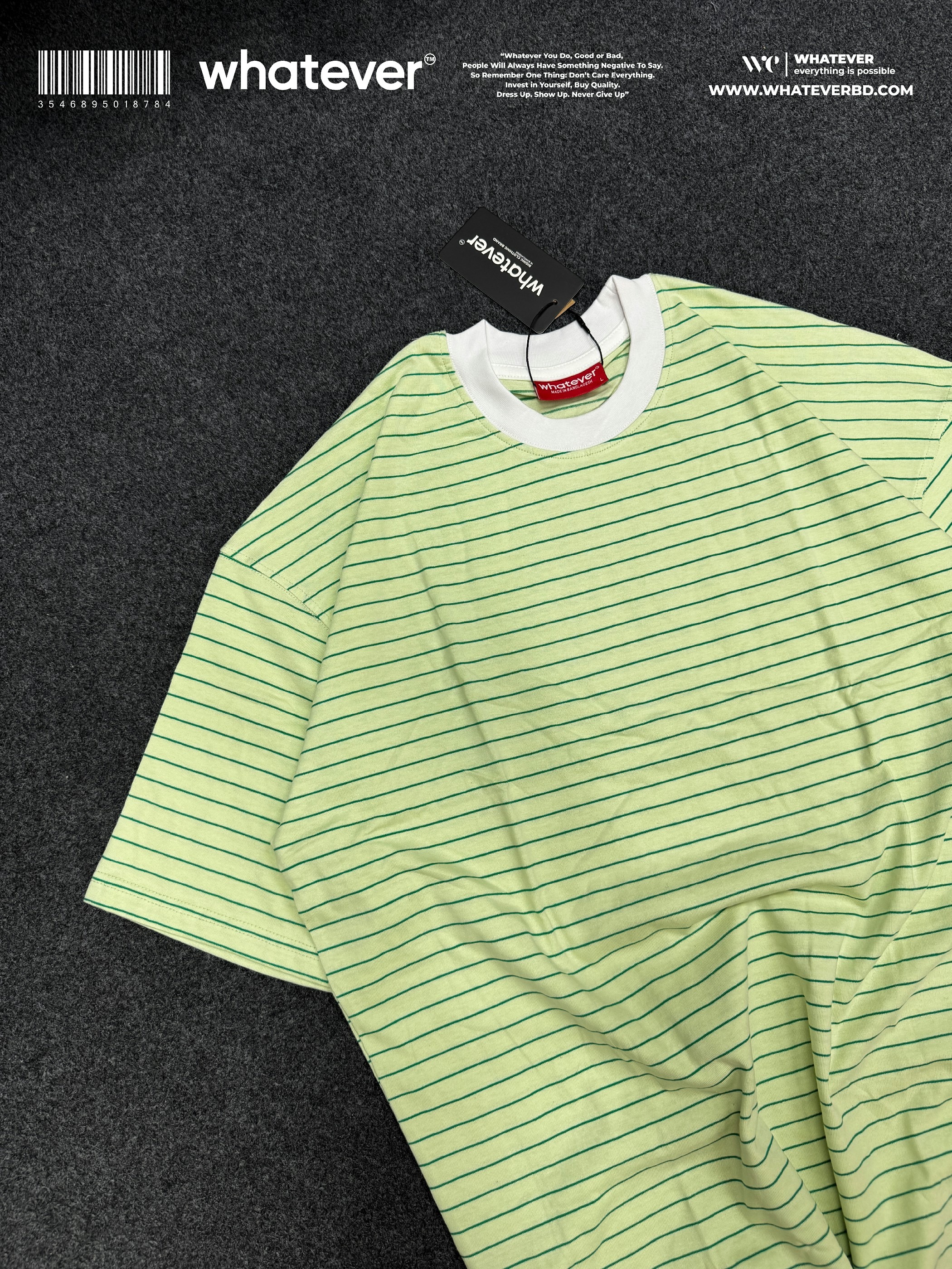 OLD MONEY ZEBRA STRIPE ( Lime Green )_img_1