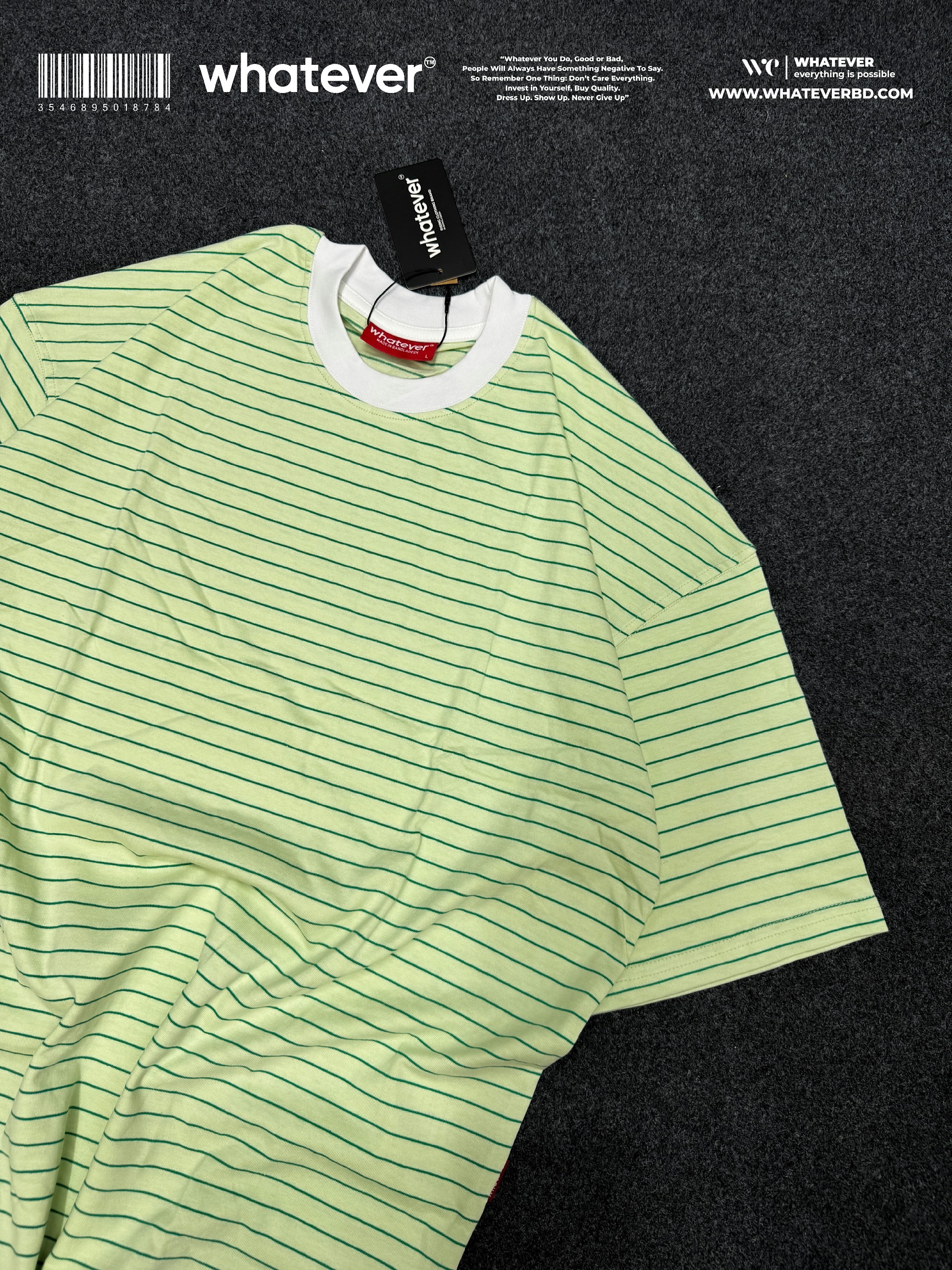 OLD MONEY ZEBRA STRIPE ( Lime Green )_img_2
