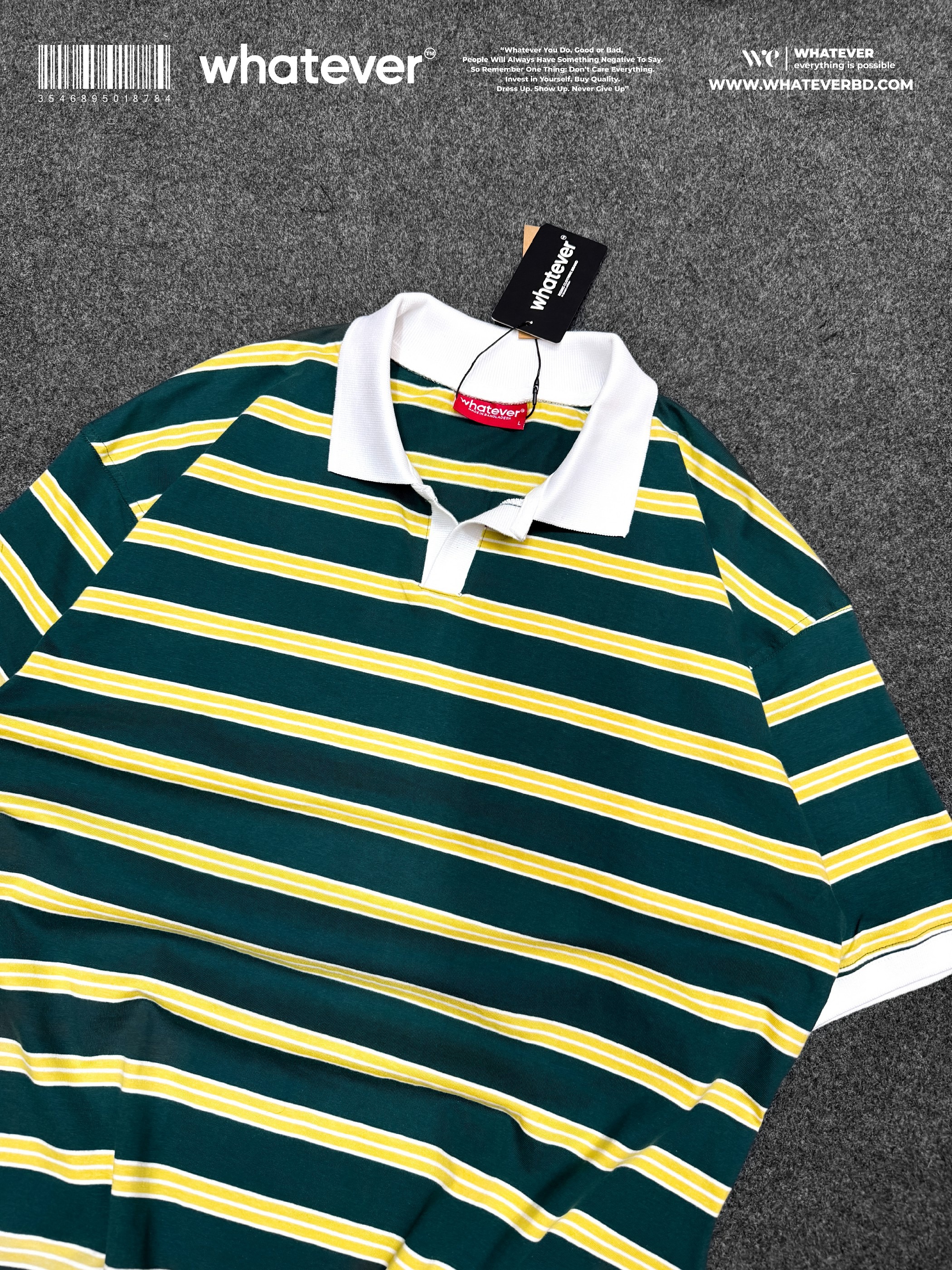 University Stripe ( Yellow Green )_img_1
