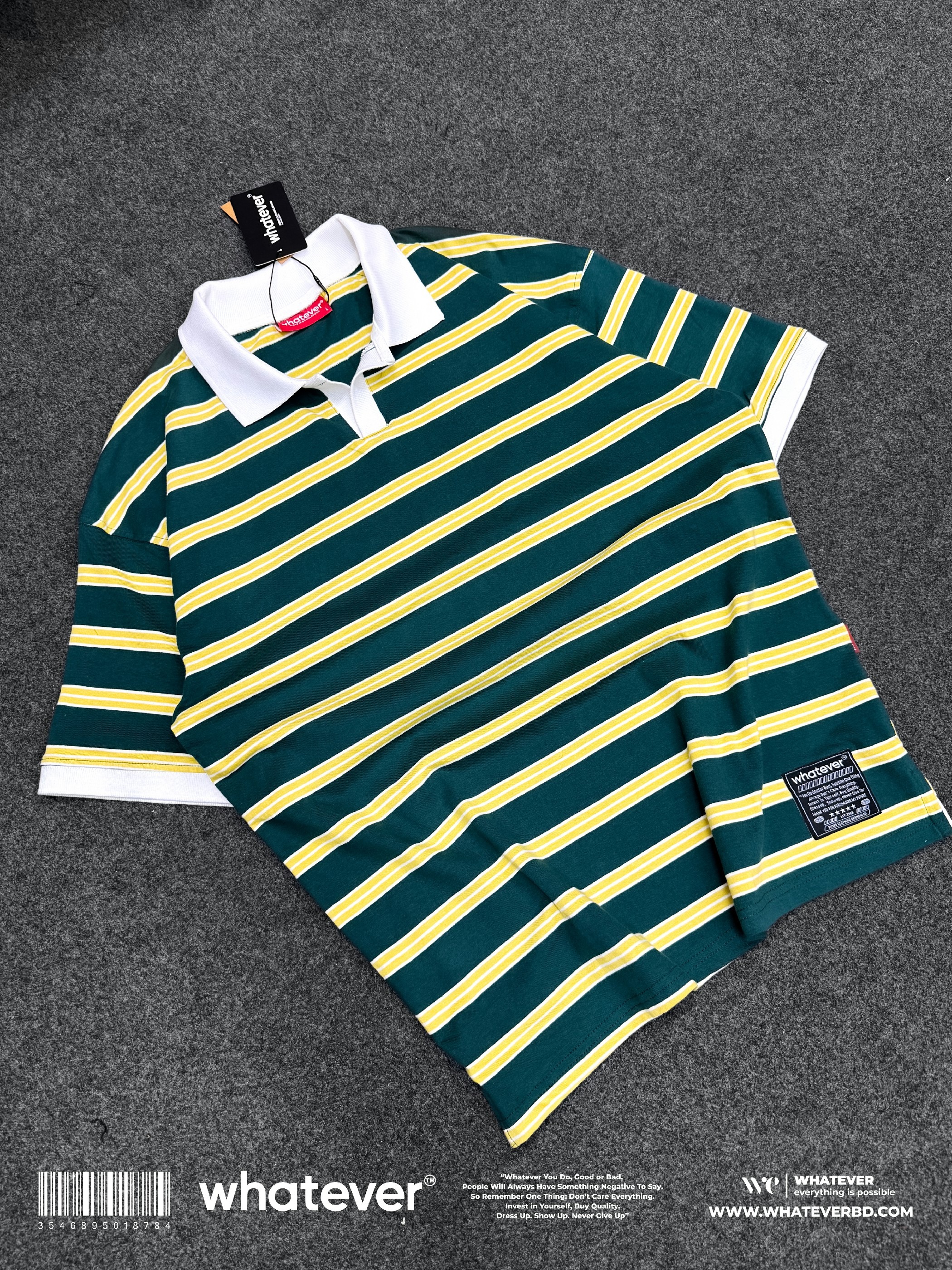 University Stripe ( Yellow Green )_img_4