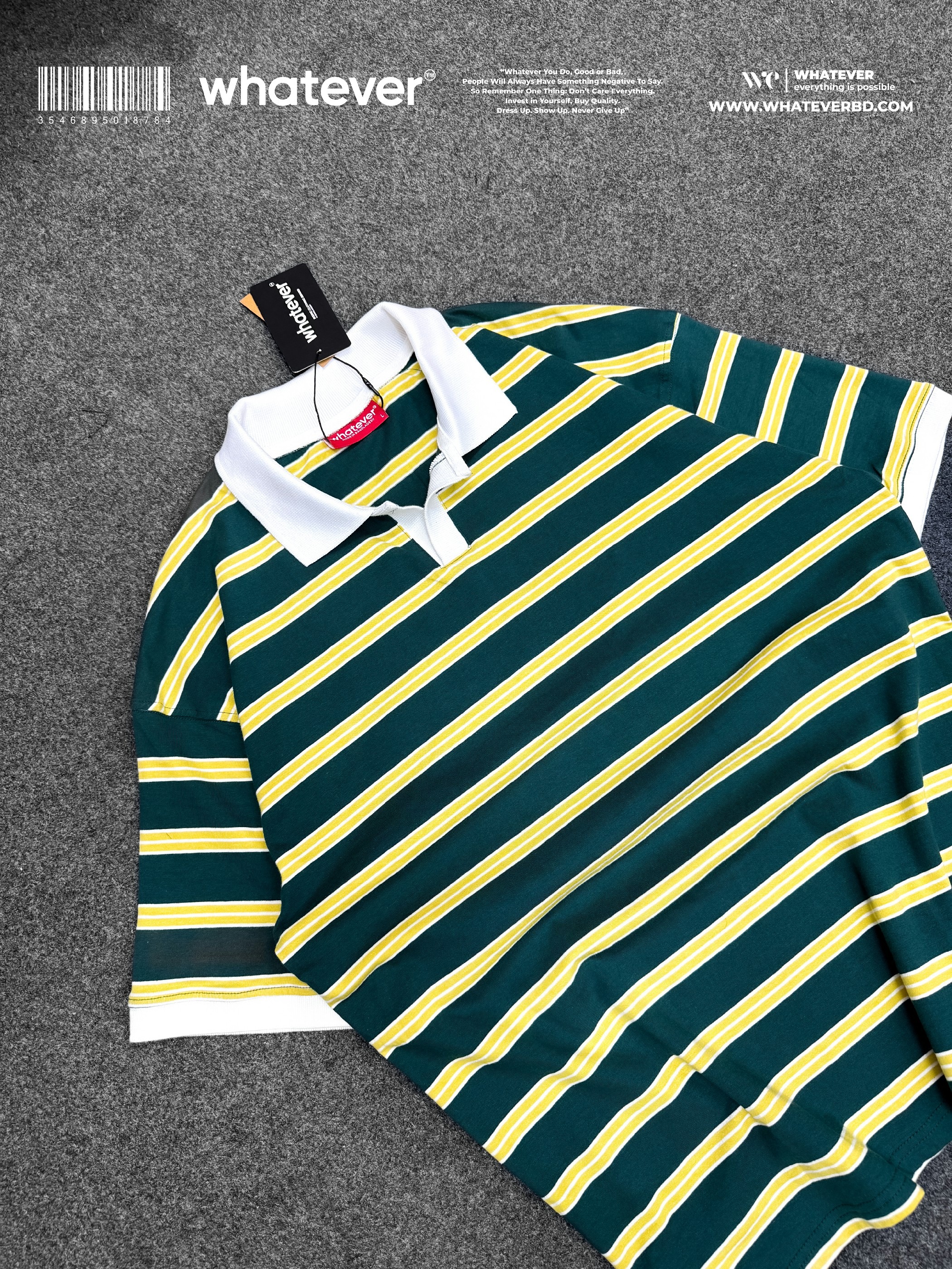 University Stripe ( Yellow Green )_img_3