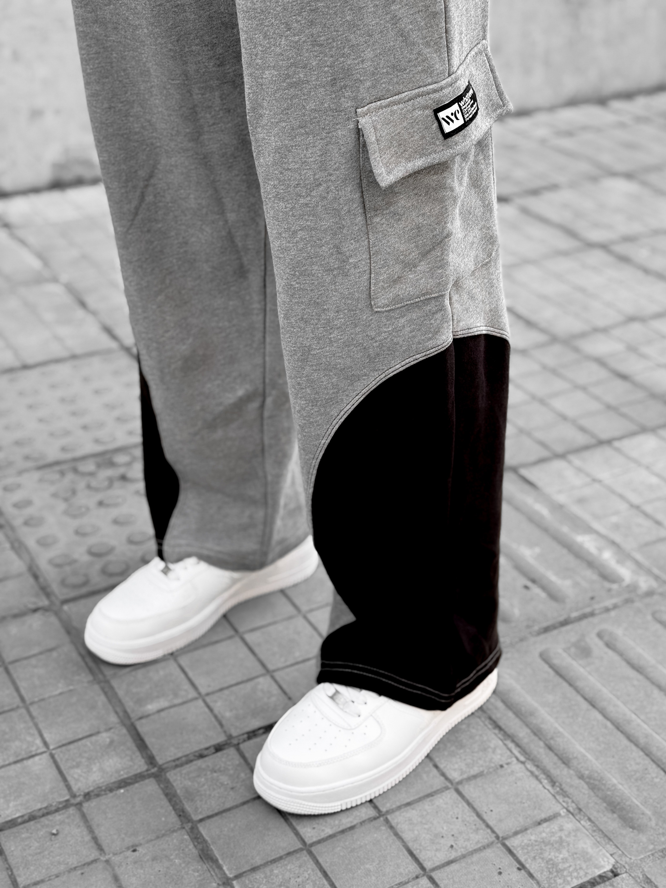 6 Pocket Contrast Oversized Baggy (Ash)_img_9