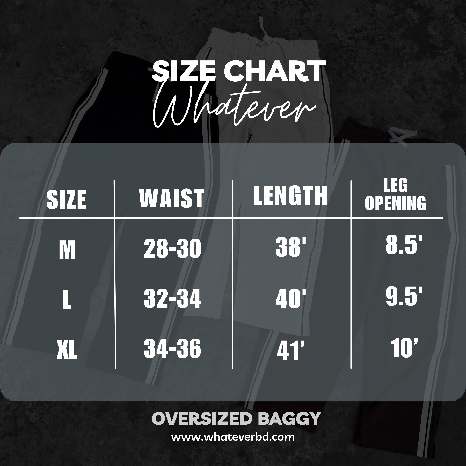 6 Pocket Contrast Oversized Baggy (Black)_img_8