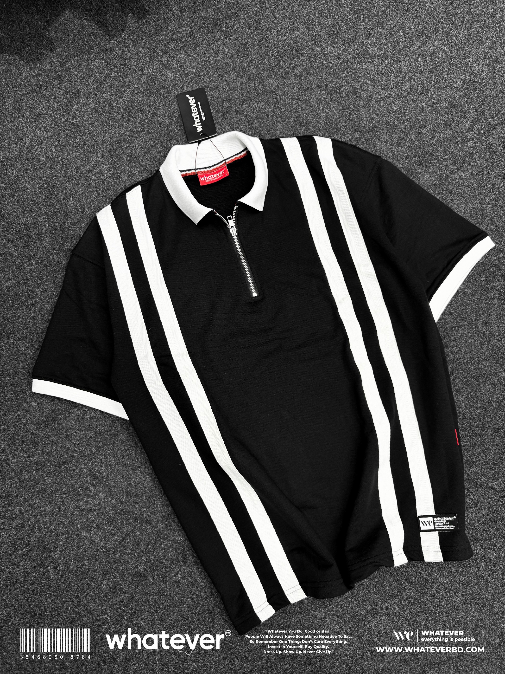 Zipper Polo (Black)_img_0