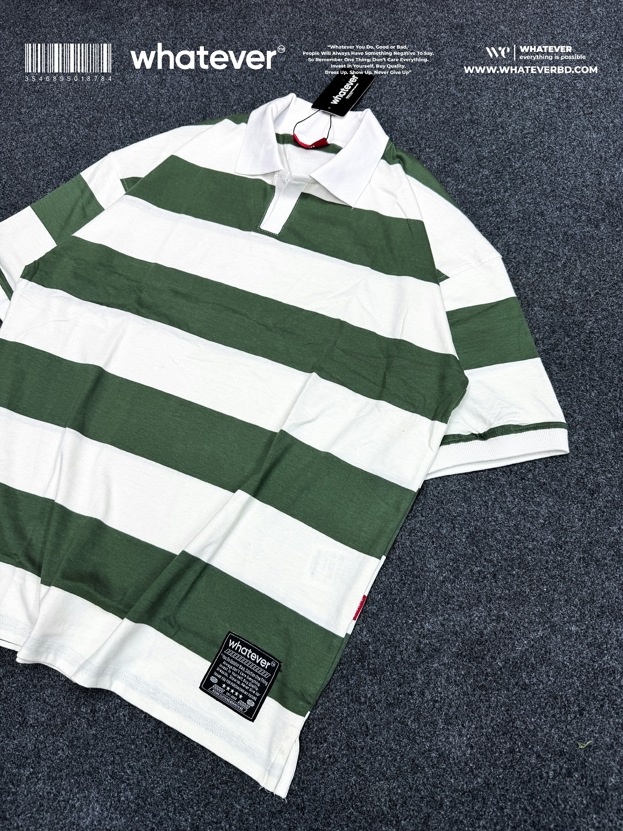 University Stripe (Green White)_img_1