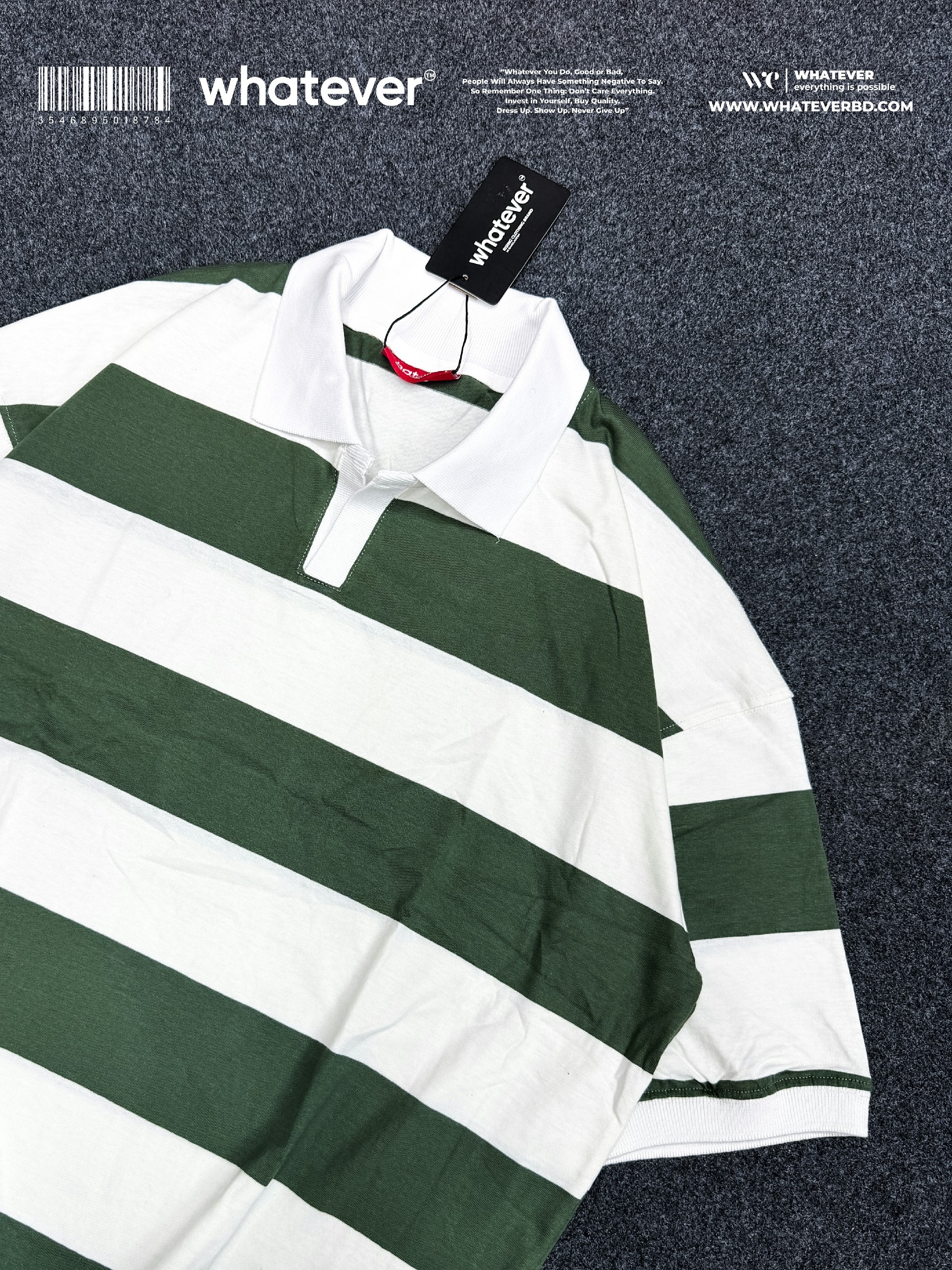 University Stripe (Green White)_img_3