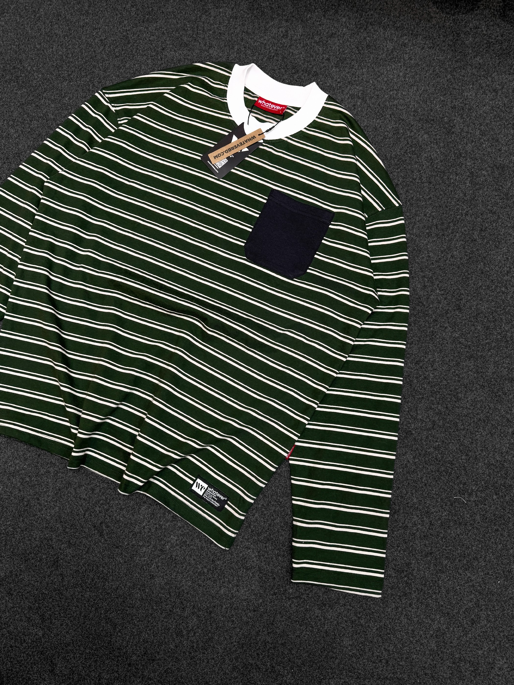 Stripe Full Sleeve T-Shirt (Green)_img_2