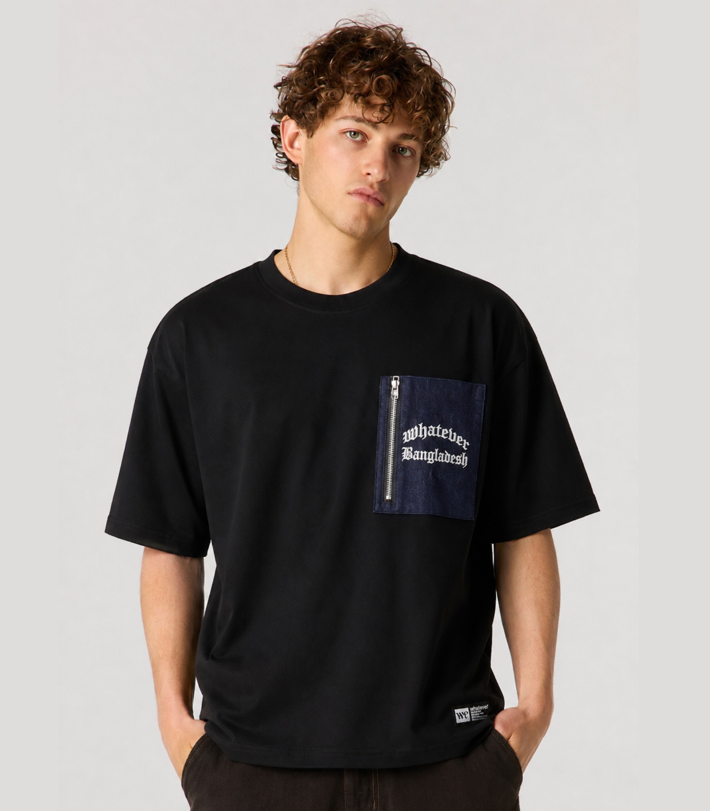 Denim Pocket Black