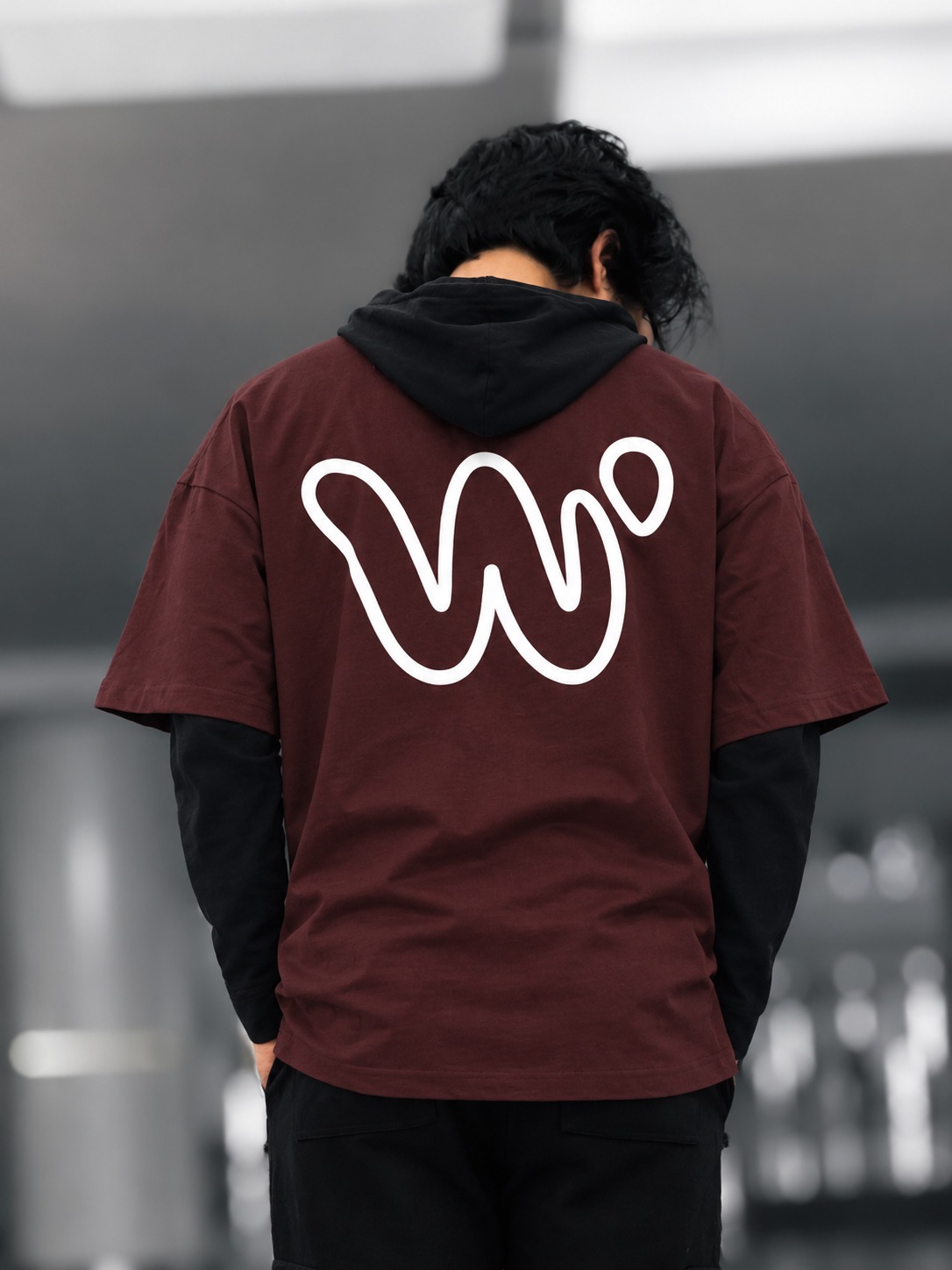 Doctor Sleeve Hoodie T-Shirt (Coffee)_img_3