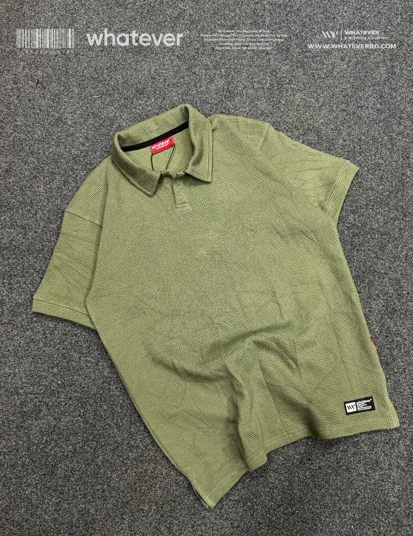Waffle Polo Olive_img_1