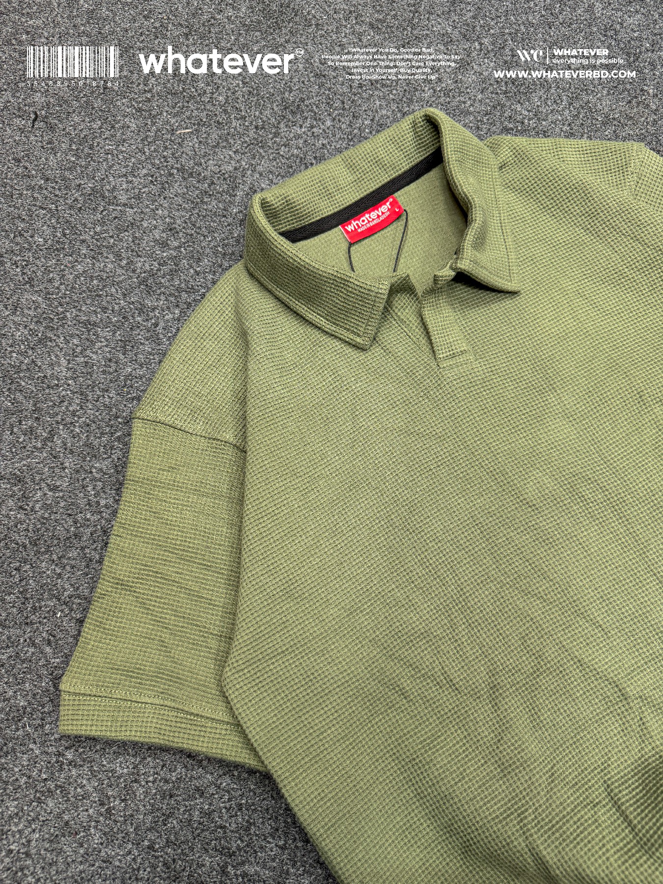 Waffle Polo Olive_img_2