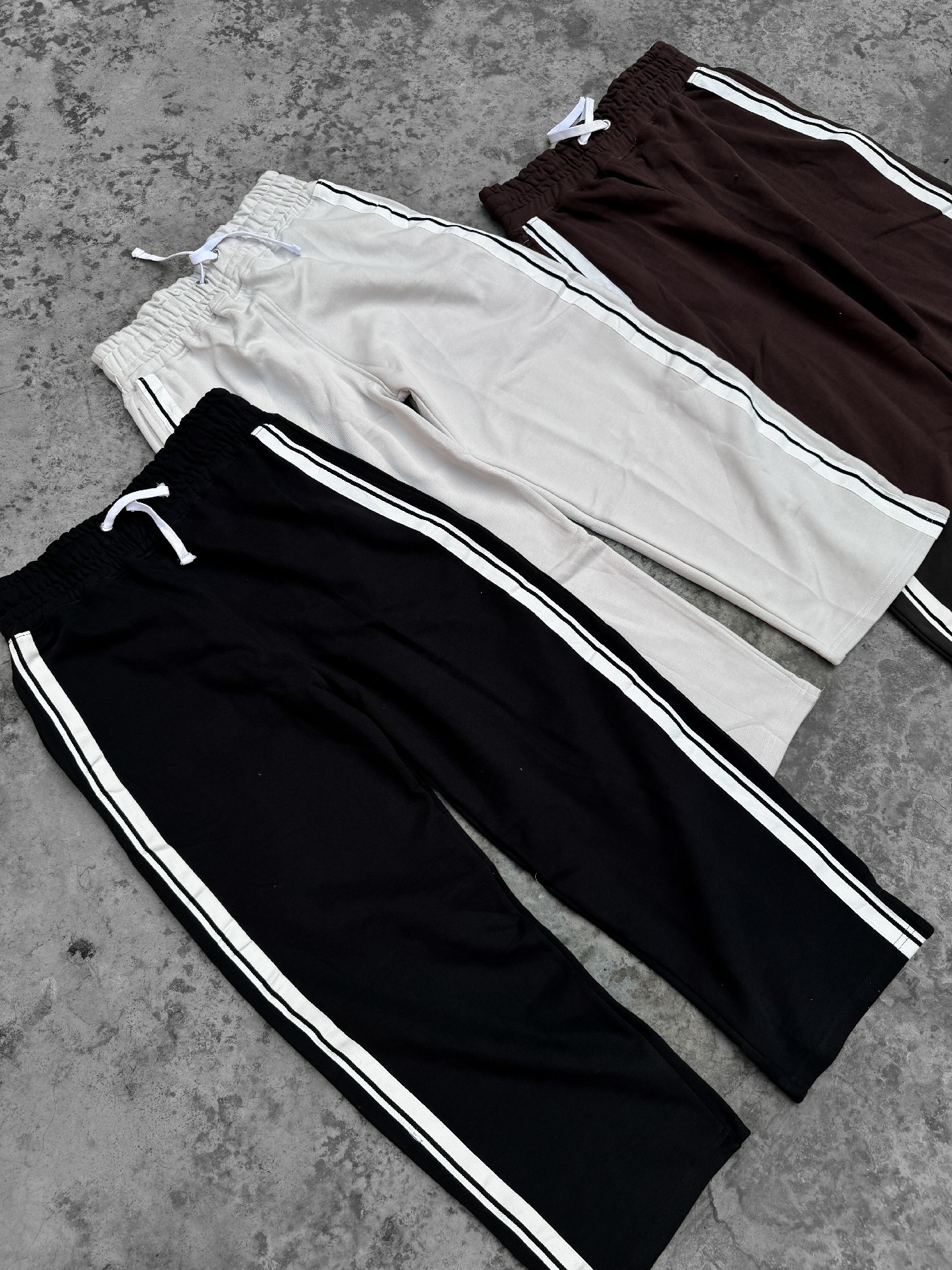 Stripe (Black) Oversized Low-Cut Baggy_img_6