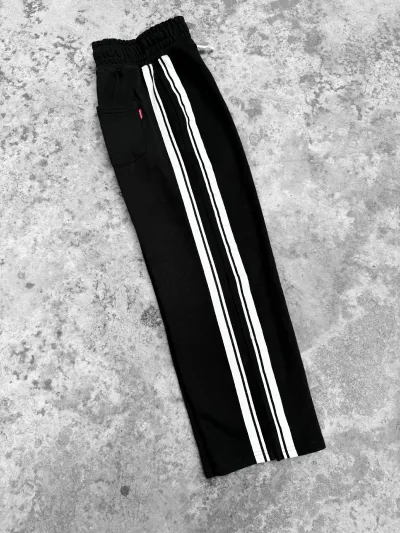 Stripe (Black) Oversized Low-Cut Baggy_img_2