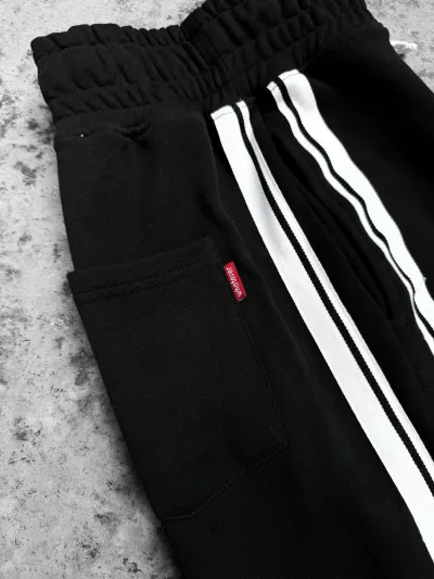 Stripe (Black) Oversized Low-Cut Baggy_img_4