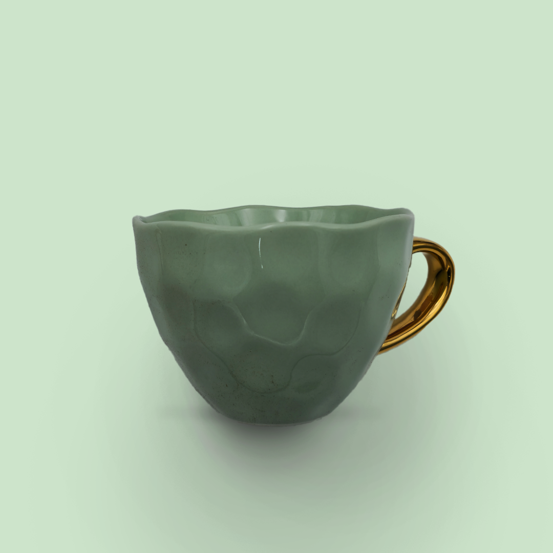 Modern Ceramic Mug with Gold Handle – Multiple Colors Available_img_2